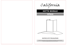 California CF9(A) Hotte aspirante Manuel utilisateur