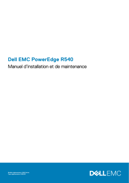 Dell PowerEdge R540 server Manuel du propriétaire