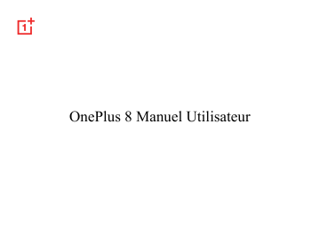 Manuel du propriétaire | OnePlus 8 Manuel utilisateur | Fixfr