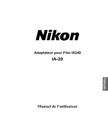 Manuel du propriétaire | Nikon IA-20 Manuel utilisateur | Fixfr