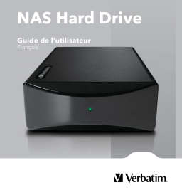 Verbatim NAS HARD DRIVE Manuel utilisateur