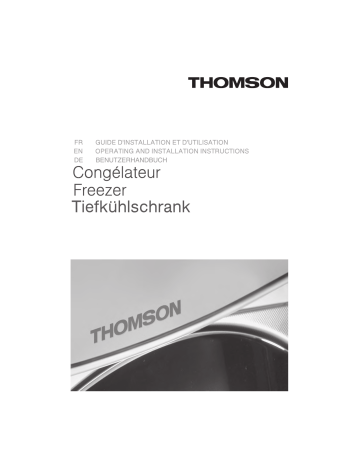 Manuel du propriétaire | Thomson TKT310NFI Manuel utilisateur | Fixfr