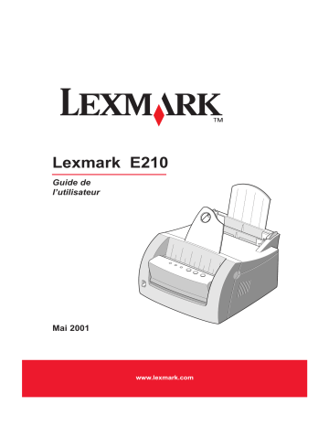 Manuel du propriétaire | Lexmark E210 Manuel utilisateur | Fixfr