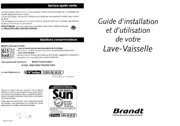 LIA507B | LIA507V | LIA510B | LIA510N | LI505X | Manuel du propriétaire | Brandt LI505N Manuel utilisateur | Fixfr