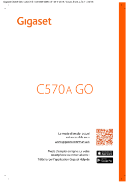 Gigaset C570A GO Manuel utilisateur