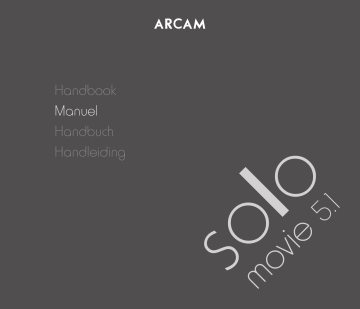 Manuel du propriétaire | Arcam SOLO MOVIE 5.1 Manuel utilisateur | Fixfr