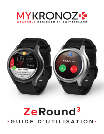 MyKronoz ZeRound 3 Mode d'emploi | Fixfr