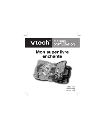 Manuel du propriétaire | VTech MON SUPER LIVRE ENCHANTE NOUVELLE VERSION Manuel utilisateur | Fixfr