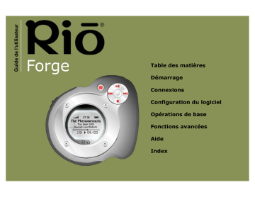 Manuel du propriétaire | Rio Forge Manuel utilisateur | Fixfr