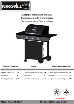 Nexgrill 720-0894F Fred Meyer Manuel utilisateur