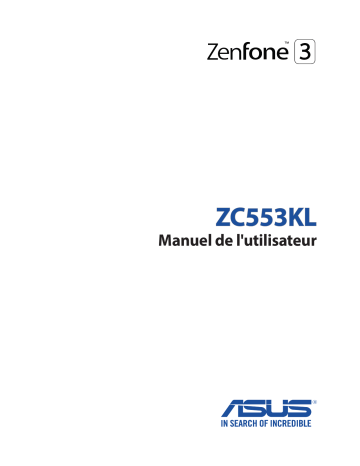 Manuel du propriétaire | Asus ZENFONE 3 MAX PLUS ZC553KL Manuel utilisateur | Fixfr