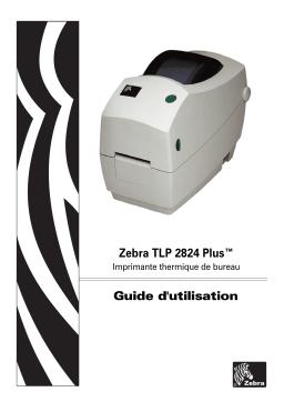 Zebra TLP2824 Manuel utilisateur