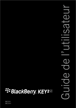 Blackberry BBE100 - Key 2 LE Manuel utilisateur