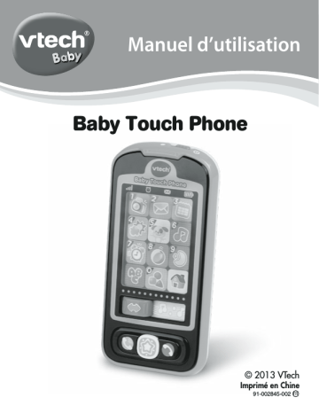 Mode d'emploi | VTech Baby Touch Phone Manuel utilisateur | Fixfr