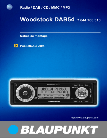 Manuel du propriétaire | Blaupunkt Woodstock DAB54 Manuel utilisateur | Fixfr