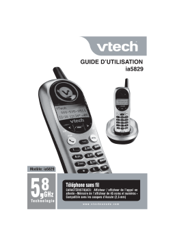 VTech VT 5829 Manuel utilisateur