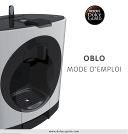 Krups Nescafe Dolce Gusto Oblo Manuel utilisateur