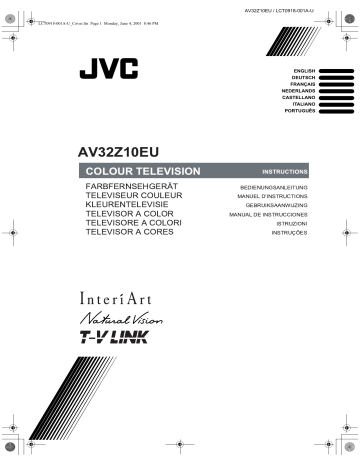 Manuel du propriétaire | JVC AV-32Z10 Manuel utilisateur | Fixfr