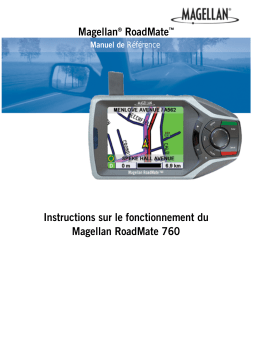 Magellan RoadMate 760 - Automotive GPS Receiver Manuel utilisateur