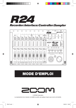 Zoom R24 Manuel utilisateur