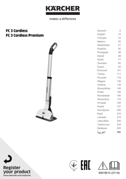 Kärcher FC3 Premium Manuel utilisateur