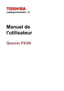 Toshiba QOSMIO PX30T-A-126 Manuel utilisateur