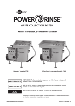 InSinkErator PowerRinse Manuel utilisateur