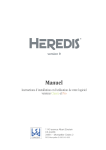 BSD CONCEPT HEREDIS 9 Manuel utilisateur