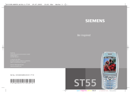 Siemens ST55 Mode d'emploi