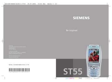 Siemens ST55 Mode d'emploi | Fixfr