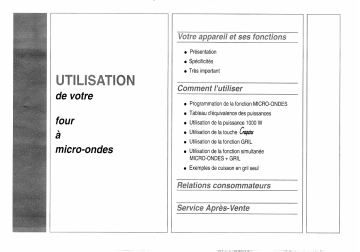 M210BP | Manuel du propriétaire | Brandt M210MP Manuel utilisateur | Fixfr