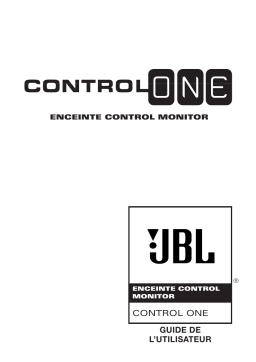 JBL CONTROL ONE (220-240V) Manuel utilisateur