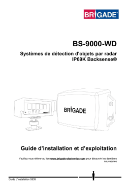 Brigade BS-9000-WD (5713) Radar Obstacle Detection Manuel utilisateur