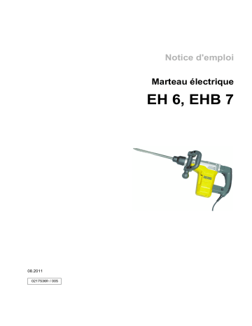 EH 6 M/120 | EH 6 M/230 | Wacker Neuson EH 6 M/115 Electric Breaker Manuel utilisateur | Fixfr