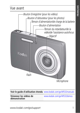 Kodak EasyShare M532 Mode d'emploi