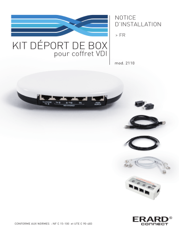 Mode d'emploi | Erard Kit déport box ADSL Manuel utilisateur | Fixfr