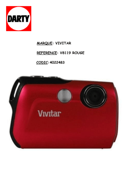 Vivitar V8119 Manuel utilisateur