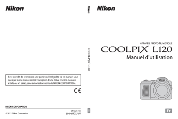 Manuel du propriétaire | Nikon COOLPIX L120 Manuel utilisateur | Fixfr