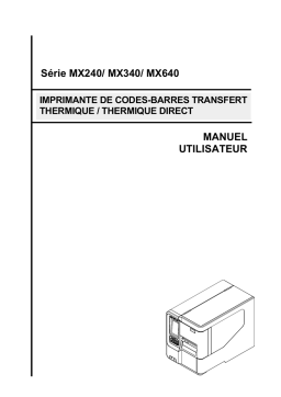 TSC MX240 Series Manuel utilisateur