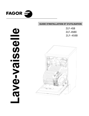 2LF-458B | Manuel du propriétaire | Fagor 2LF-458X Manuel utilisateur | Fixfr