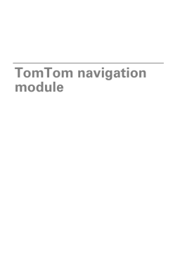 TomTom Navigation Module Manuel utilisateur