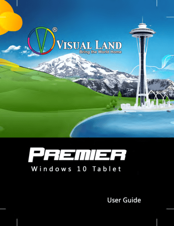 Manuel du propriétaire | Visual Land Premier 9 (Windows 10) Manuel utilisateur | Fixfr