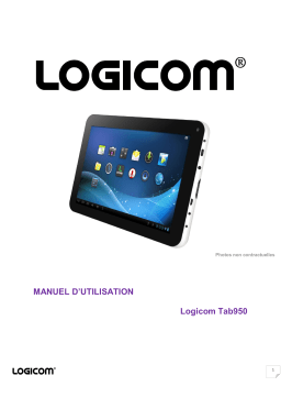 Logicom TAB 950 Manuel utilisateur
