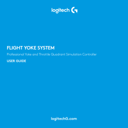 Logitech G Saitek Pro Flight Yoke System (945-000004) Manuel utilisateur