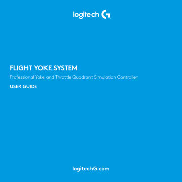 Logitech G Saitek Pro Flight Yoke System (945-000004) Manuel utilisateur | Fixfr