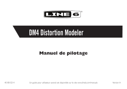 Line 6 DM4 Manuel utilisateur