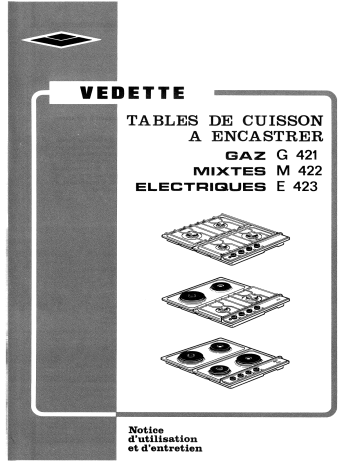 Manuel du propriétaire | Vedette E423 Manuel utilisateur | Fixfr