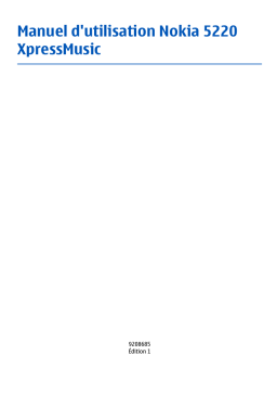 Microsoft 5220 XpressMusic Mode d'emploi