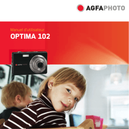 AGFA Optima 102 Manuel utilisateur