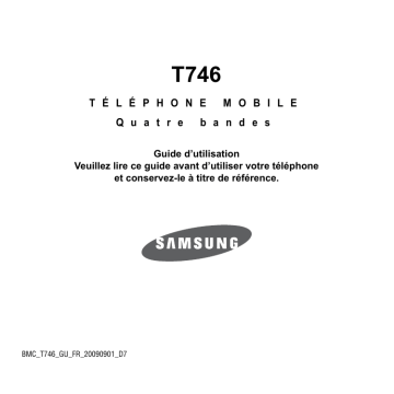 Manuel du propriétaire | Samsung IMPACT (SGH-T746) Manuel utilisateur | Fixfr